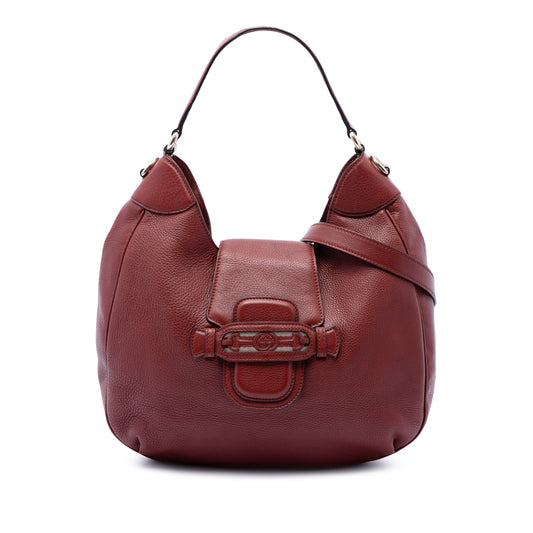Gucci Grained Calfskin Dressage Hobo