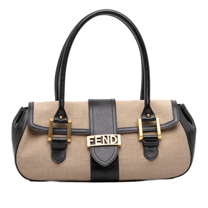 Fendi Zucca Shadow Canvas Shoulder Bag