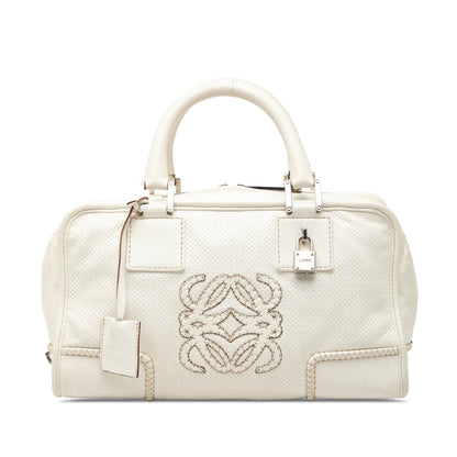 Loewe Perforated Leather Stitched Amazona 28