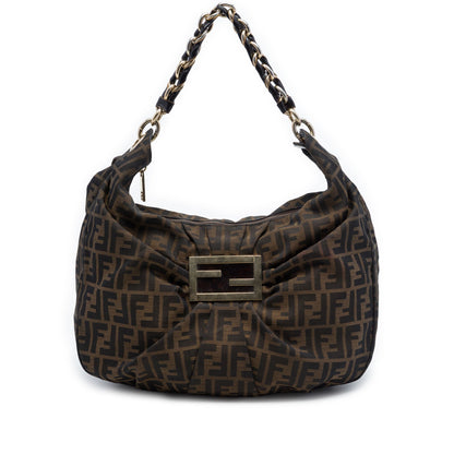 Fendi Zucca Canvas Mia Hobo