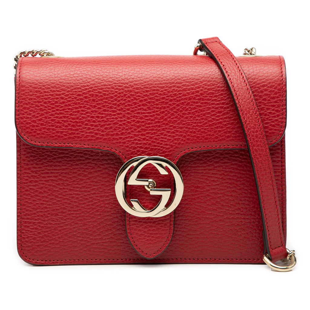 Gucci Small Dollar Calfskin Interlocking G Crossbody