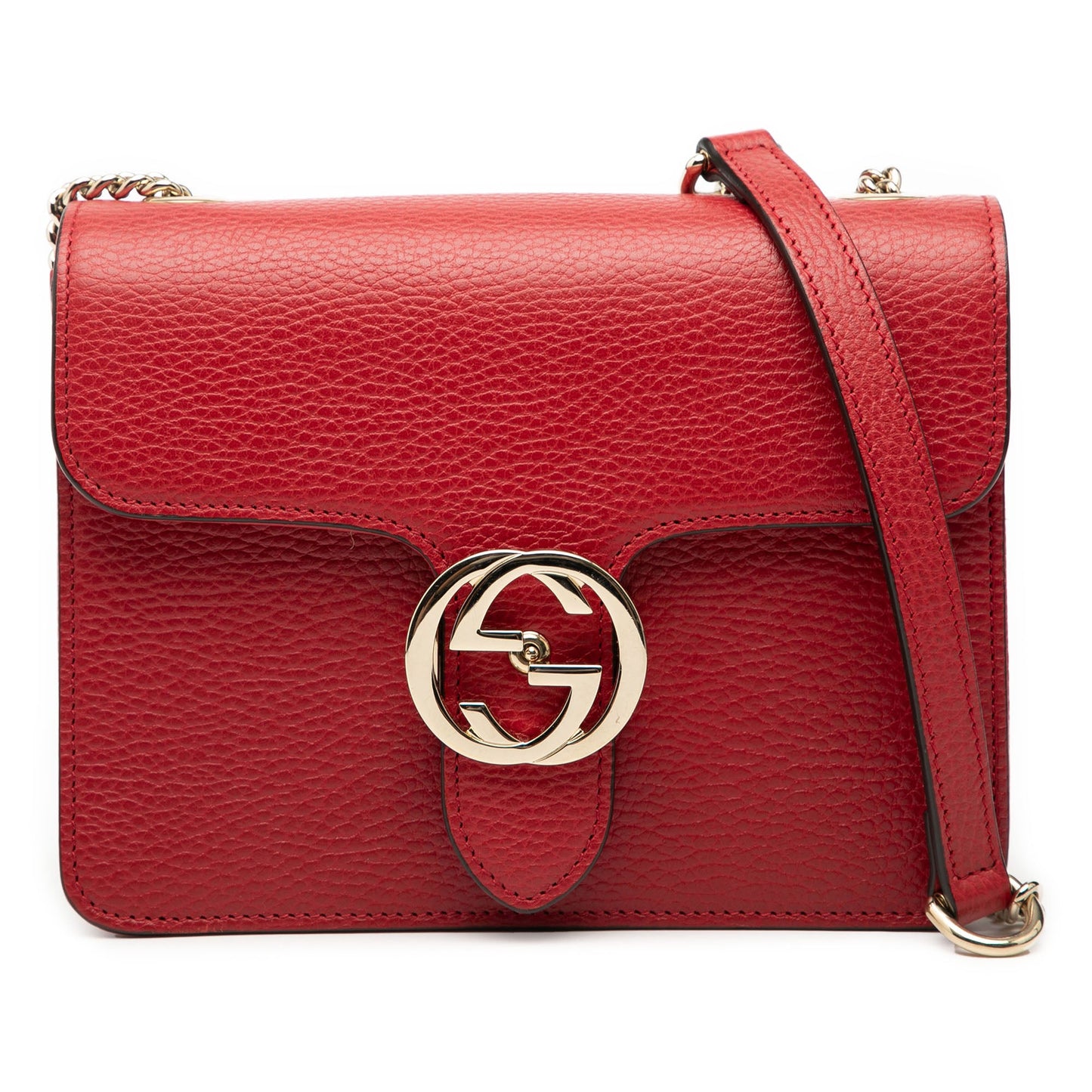 Gucci Small Dollar Calfskin Interlocking G Crossbody