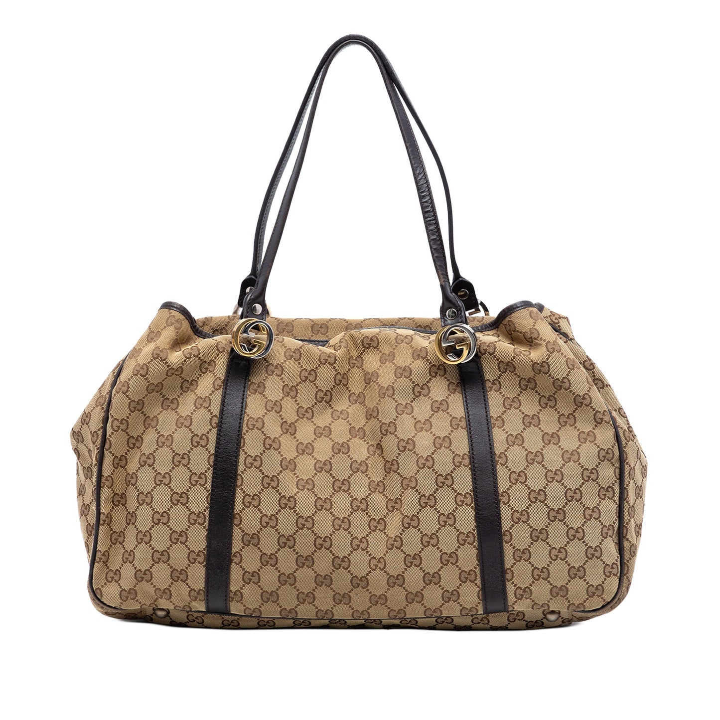 Gucci Large GG Canvas Twins Tote