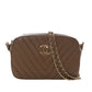 Chanel Small Chevron Calfskin Camera Case With Chain