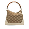 Gucci GG Canvas Bamboo Diana Satchel