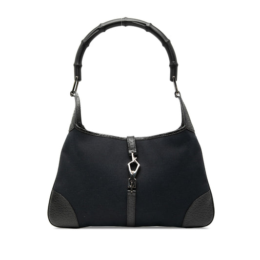Gucci Canvas Bamboo Jackie Hobo