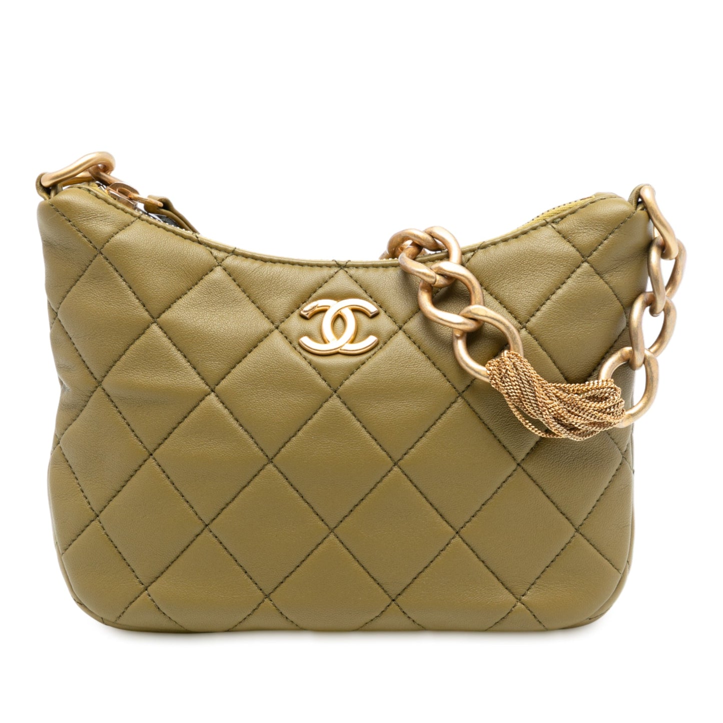 Chanel Paris Dakar Quilted Lambskin Mixed Chain Hobo