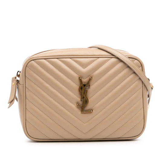 Saint Laurent Matelasse Leather Monogram Lou Camera Bag