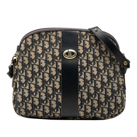 Dior Oblique Trotter Canvas Shoulder Bag