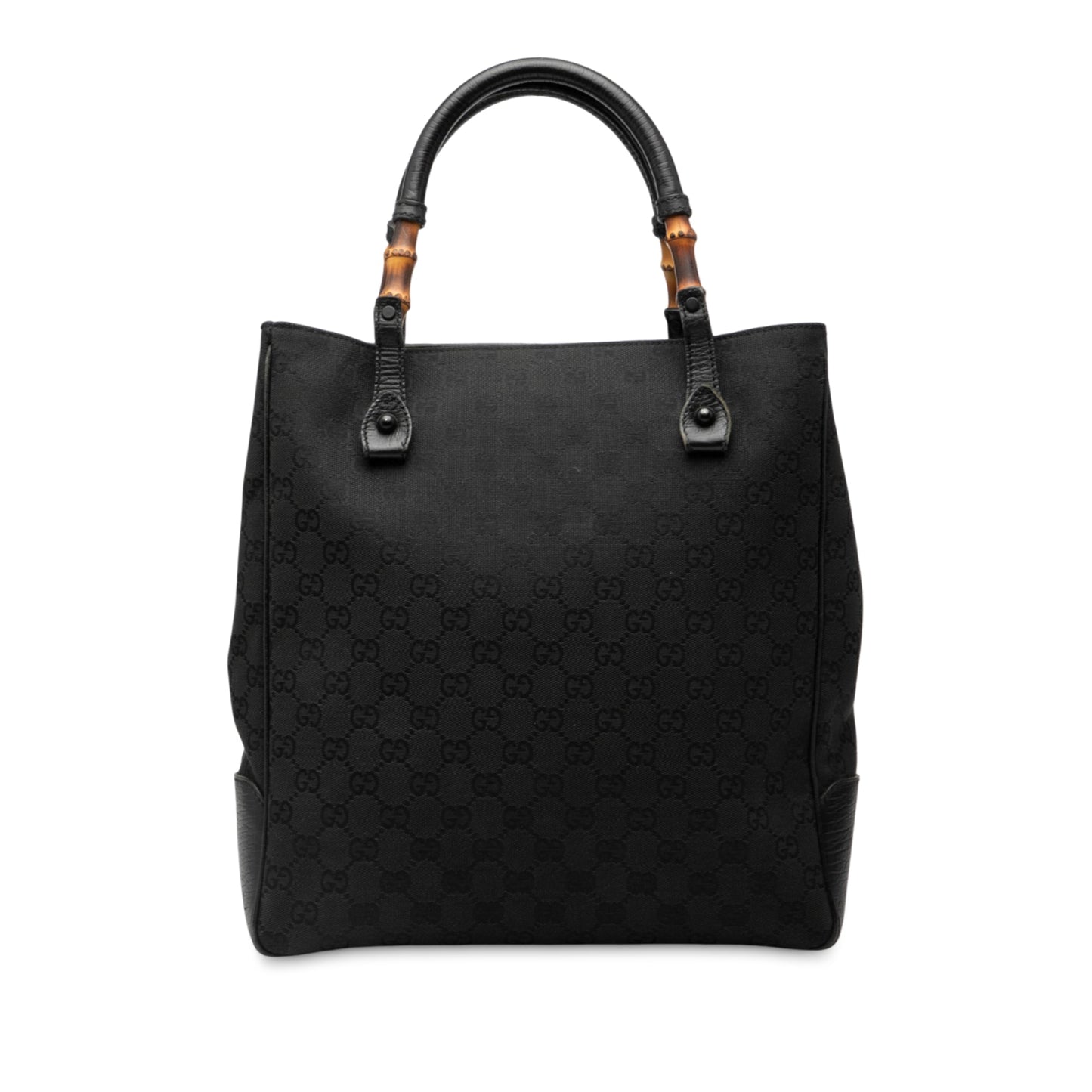 Gucci GG Canvas Bamboo Tote