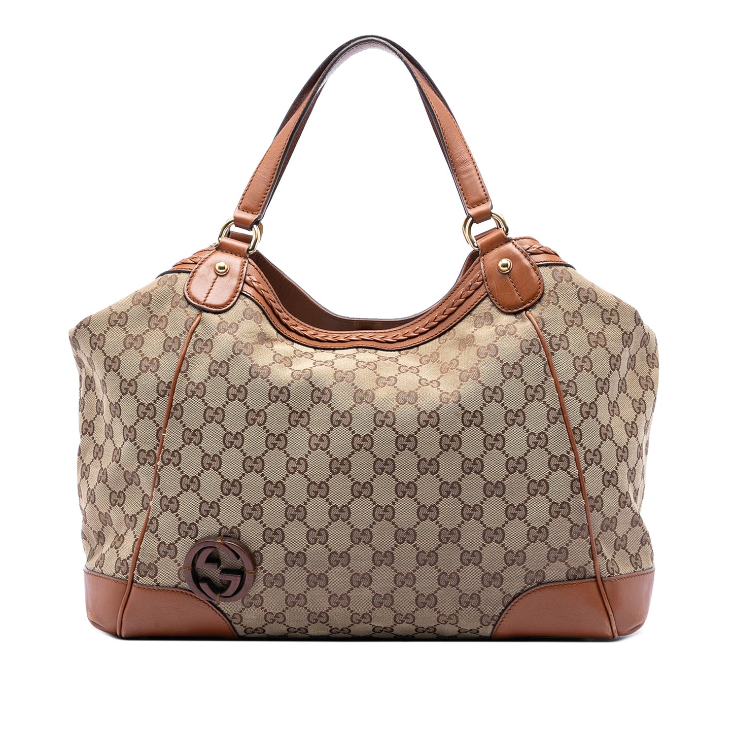 Gucci Medium GG Canvas Brick Lane Tote