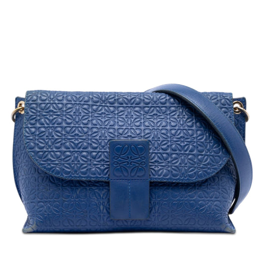Loewe Leather Repeat Anagram Avenue Crossbody
