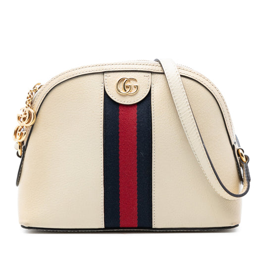 Gucci Small Calfskin Ophidia Dome Crossbody
