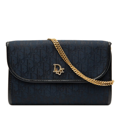 Dior Diorissimo Trotter Canvas Chain Crossbody