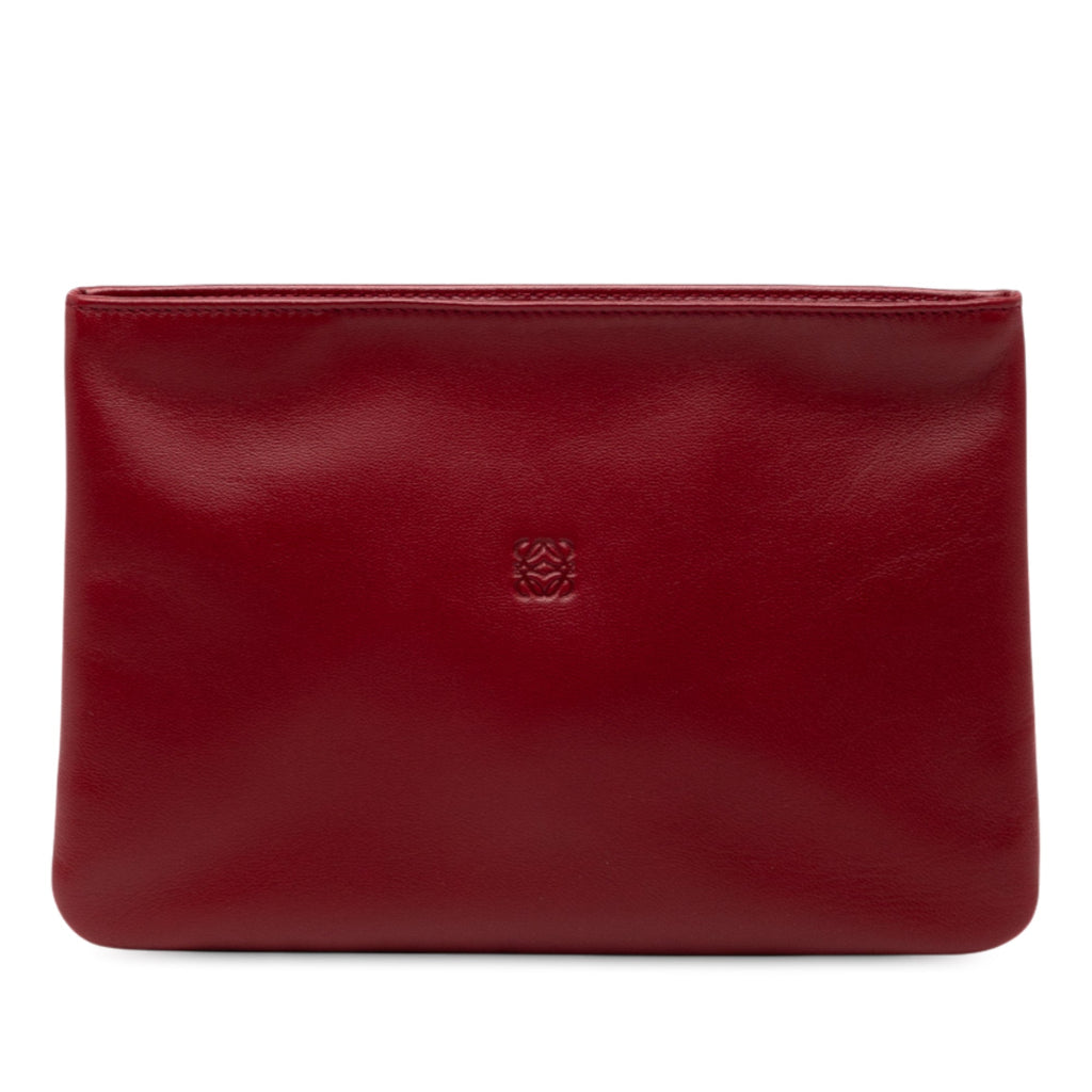 Loewe Leather Anagram Pouch
