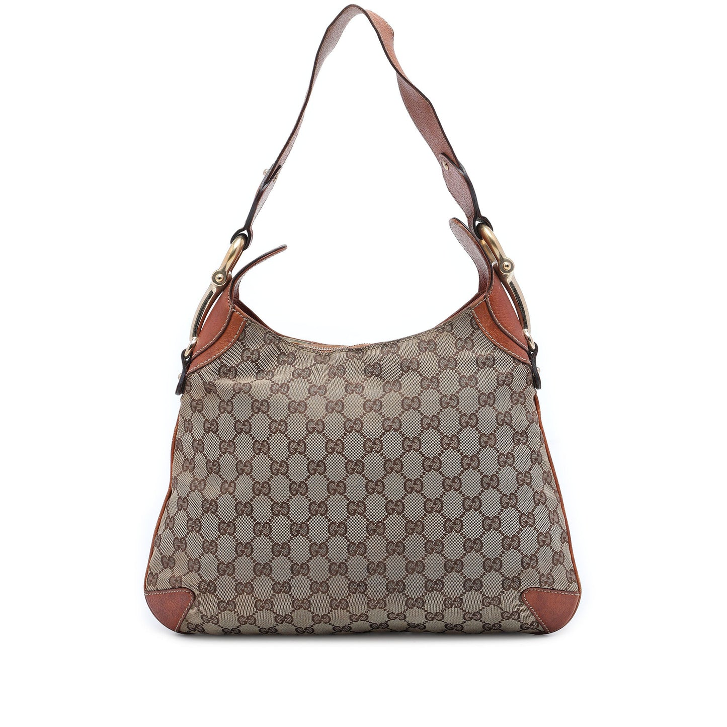 Gucci GG Canvas Horsebit Creole Hobo Bag