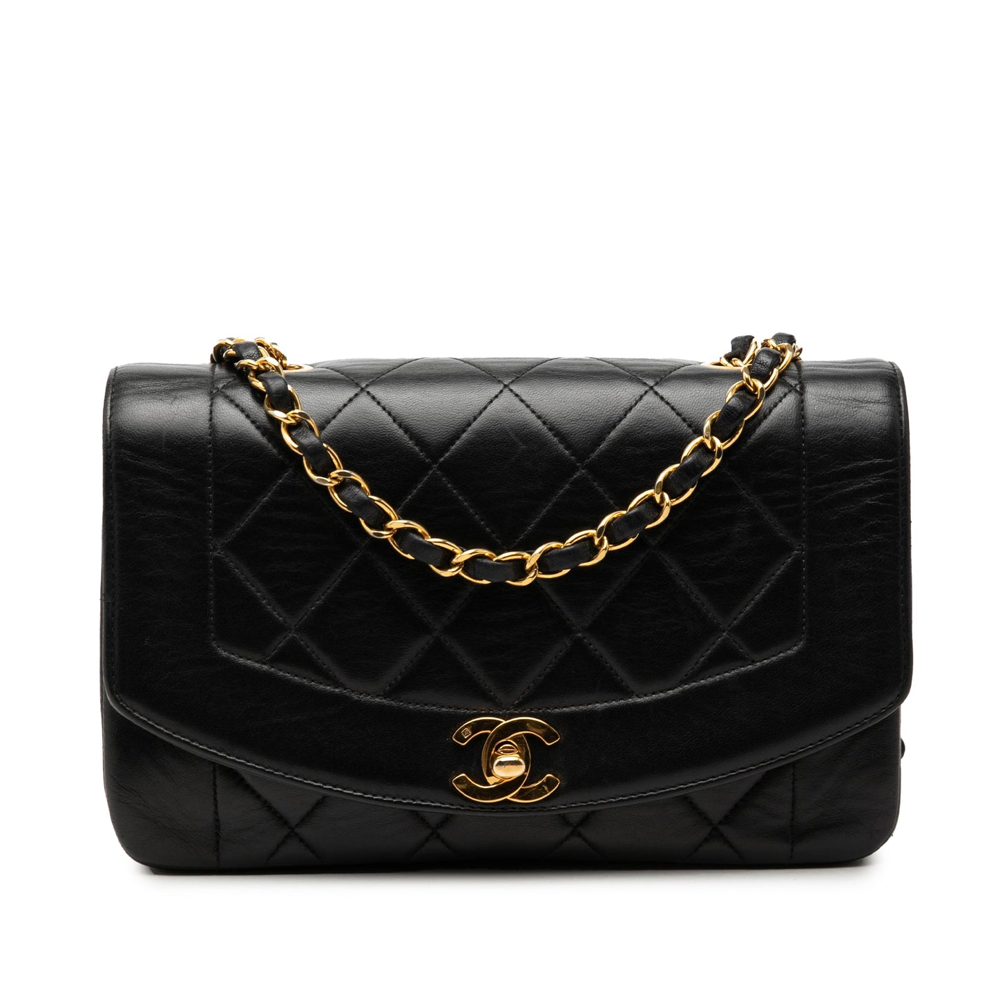 Chanel Small Lambskin Diana Flap