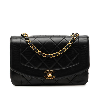 Chanel Small Lambskin Diana Flap