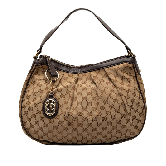 Gucci GG Canvas Sukey Shoulder Bag