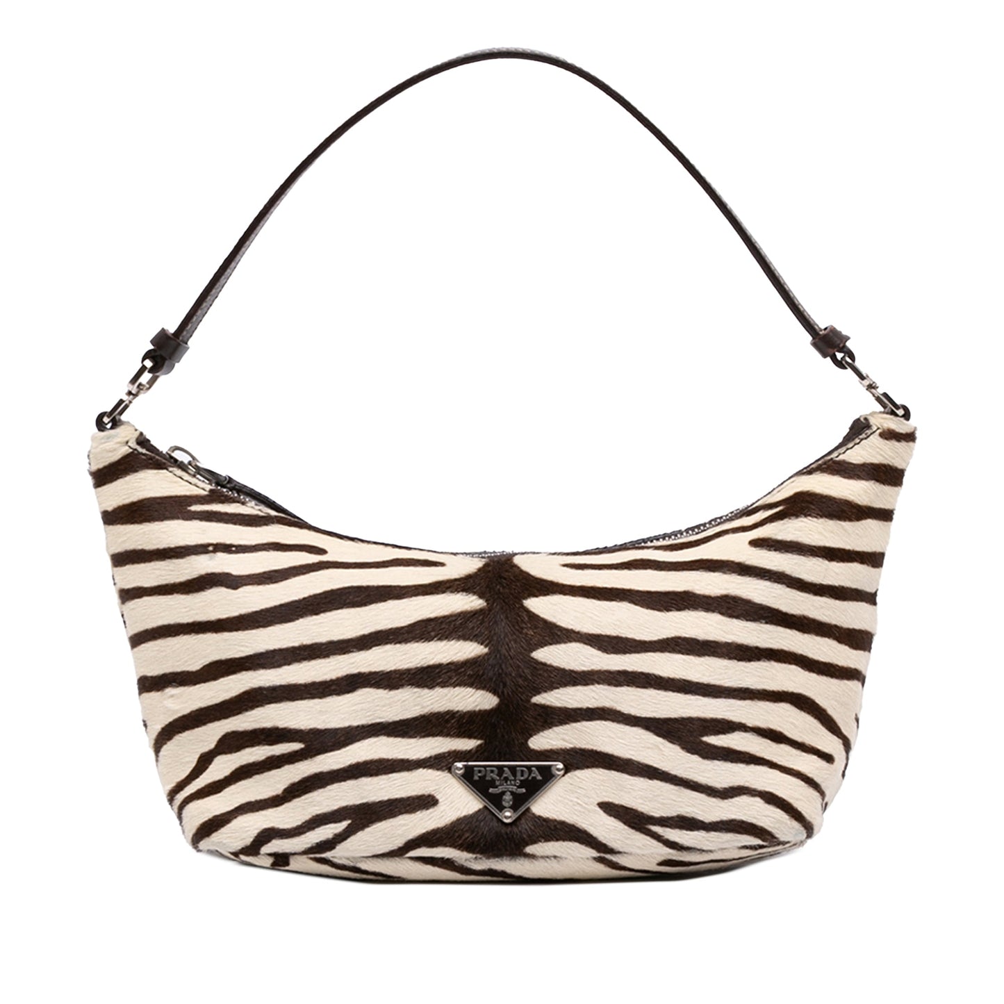 Prada Calf Hair Zebra Print Cavallino Handbag