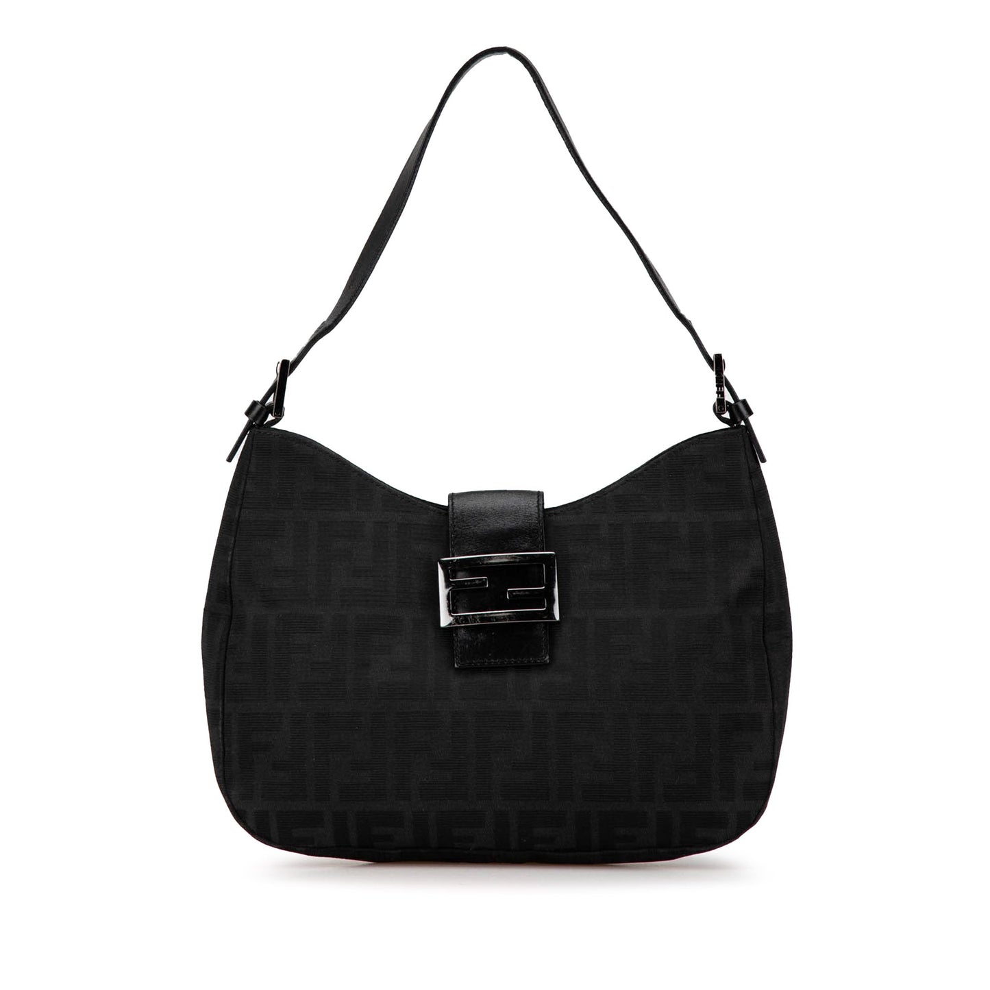 Fendi Zucca Canvas Shoulder Bag