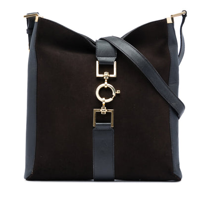 Gucci Suede Jackie Shoulder Bag