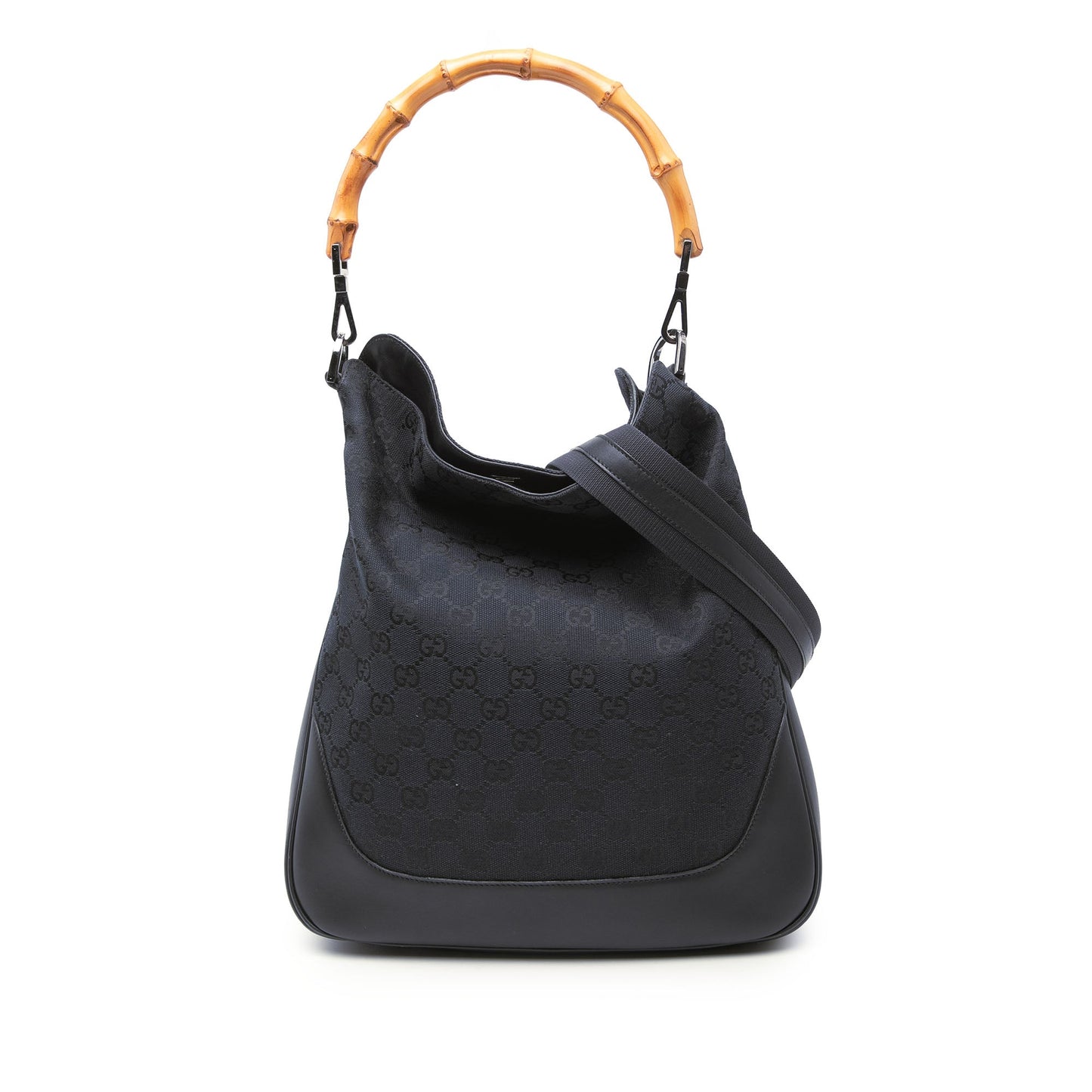 Gucci GG Canvas Bamboo Satchel