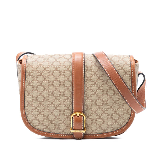 Celine Macadam Coated Canvas Crossbody