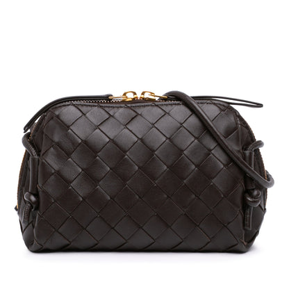 Bottega Veneta Mini Lambskin Intrecciato Loop Camera Bag