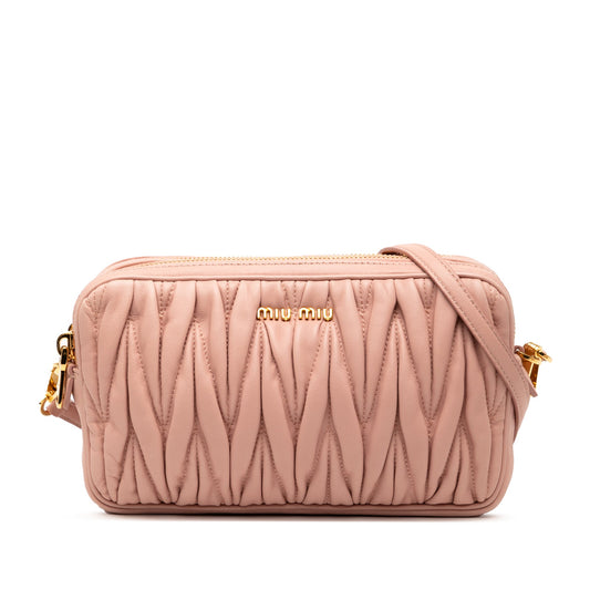 Miu Miu Matelasse Leather Crossbody