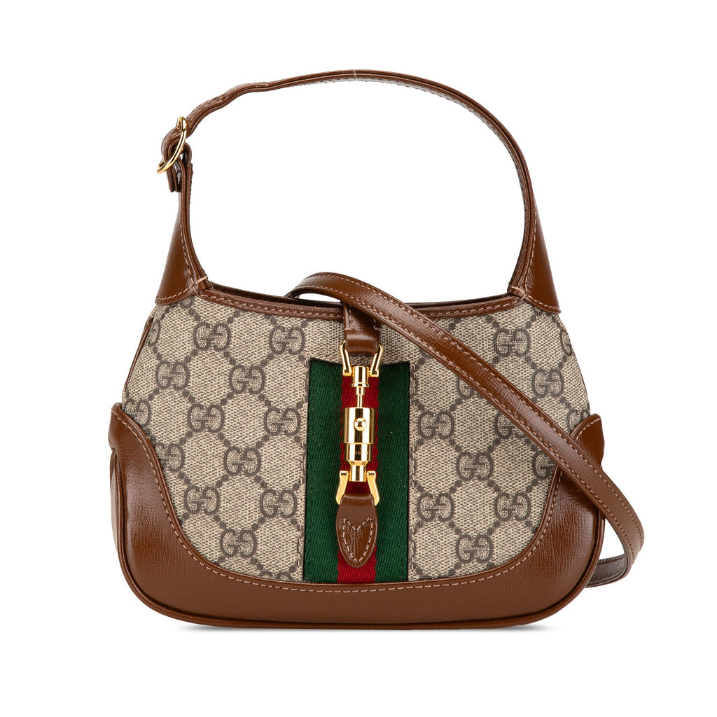 Gucci Mini GG Supreme Web Jackie 1961 Crossbody