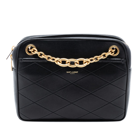 Saint Laurent Quilted Lambskin Le Maillon Chain Shoulder Bag