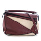 Loewe Mini Bicolor Calfskin Puzzle Satchel