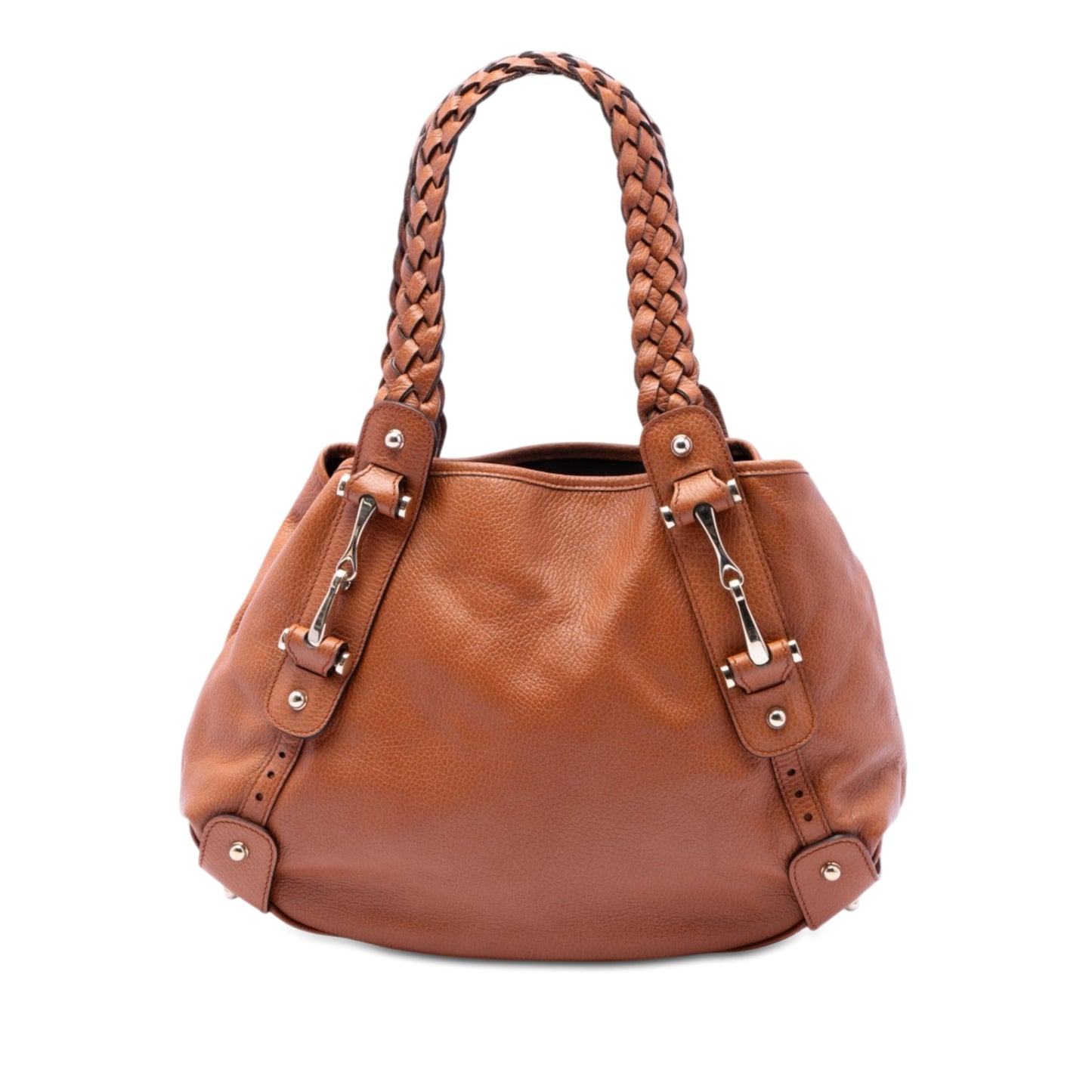 Gucci Canvas Horsebit Pelham Shoulder Bag