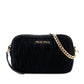 Miu Miu Matelasse Velvet Camera Crossbody