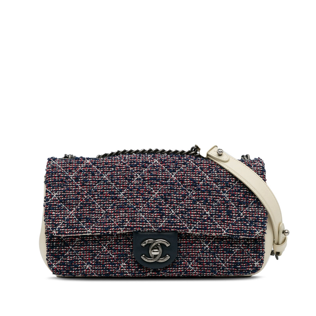 Chanel Small Airlines Tweed Flap