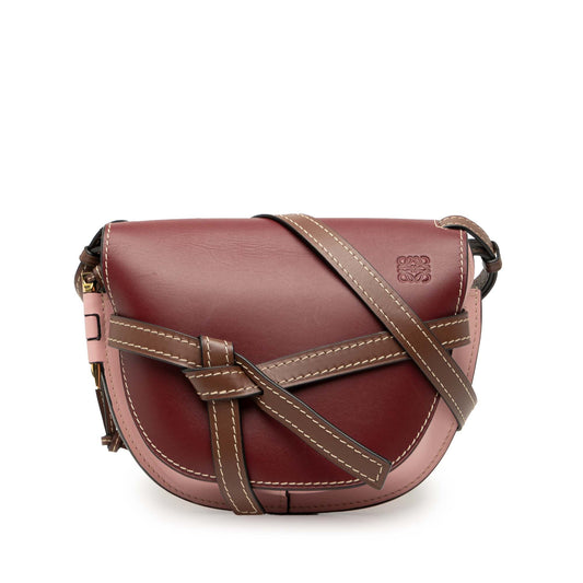 Loewe Small Tricolor Leather Gate Crossbody