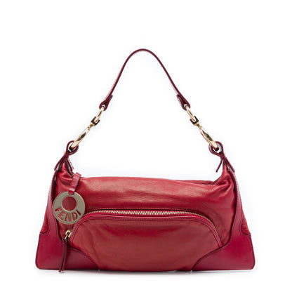 Fendi Leather Chef Pocket Shoulder Bag