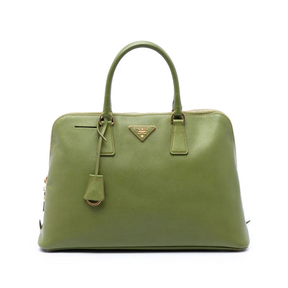 Prada Large Saffiano Lux Promenade Satchel