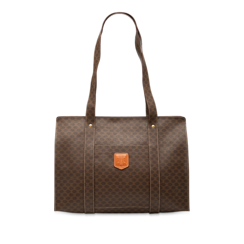 Celine Macadam Coated Canvas Tote