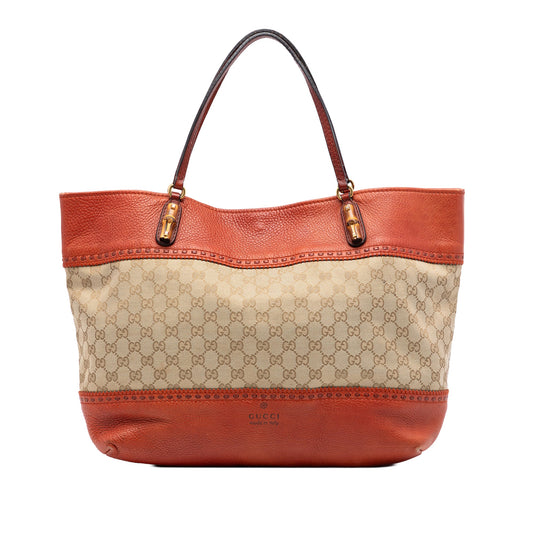 Gucci Large GG Canvas Laidback Crafty Tote