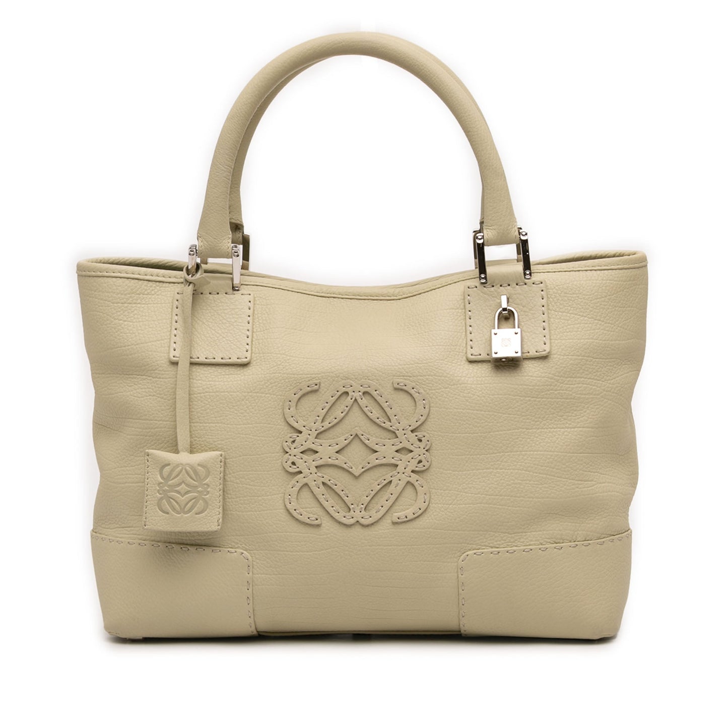 Loewe Leather Fusta 30 Anagram Tote Bag
