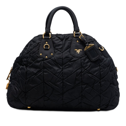 Prada Impuntu Tessuto Satchel