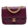 Mini Quilted Lambskin Straight Lined Chain Flap