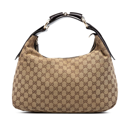 Gucci GG Canvas Horsebit Hobo