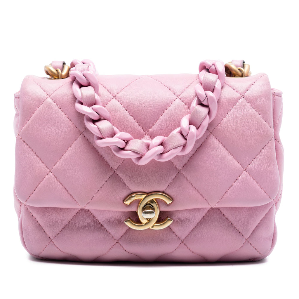 Chanel Mini Quilted Lambskin Candy Chain Flap