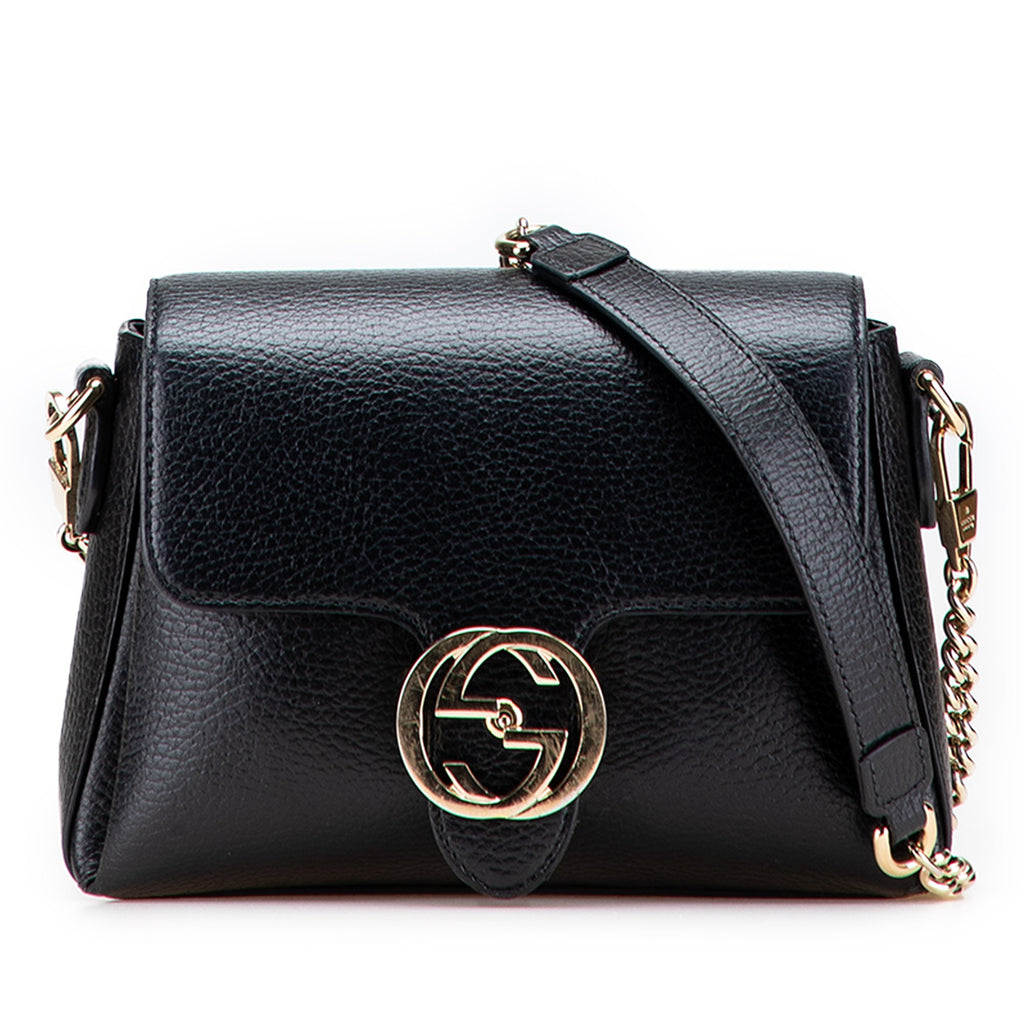 Gucci Small Dollar Calfskin Interlocking G Crossbody