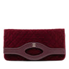 Chanel Quilted Velvet 31 Clutch