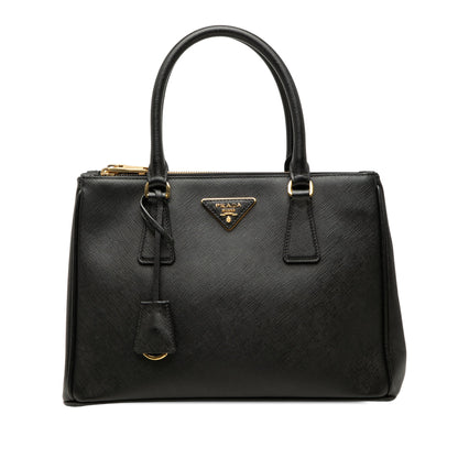 Prada Small Saffiano Lux Galleria Double Zip Satchel