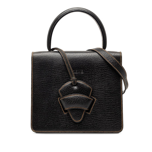 Loewe Textured Leather Barcelona Top Handle Bag